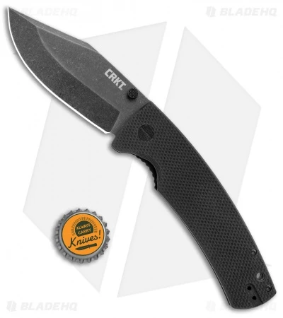 CRKT Ryan Johnson The Gulf Lock Knife Black G10 (4" Black Stonewash) 4 CRKT Ryan Johnson The Gulf Lock Knife Black G10 (4" Black Stonewash) - Image 4