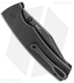 CRKT Ryan Johnson The Gulf Lock Knife Black G10 (4" Black Stonewash) 6 CRKT Ryan Johnson The Gulf Lock Knife Black G10 (4" Black Stonewash) -CRKT Knives Store CRKT Gulf LL Black G 10 BSW 2795 BHQ 103930 jr side 2