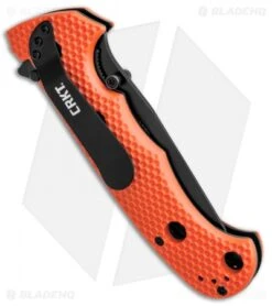 CRKT Hammond Cruiser LAWKS Liner Lock Knife Orange (3.75" Black Serr) 7914ORB 6 CRKT Hammond Cruiser LAWKS Liner Lock Knife Orange (3.75" Black Serr) 7914ORB -CRKT Knives Store CRKT Hammond Cruiser Orange Black Serr CR7914ORB BHQ 87150 jr side 2