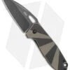 CRKT Heron Frame Lock Folding Knife Black Tan G-10/CF (2.75" Black SW) 2440
