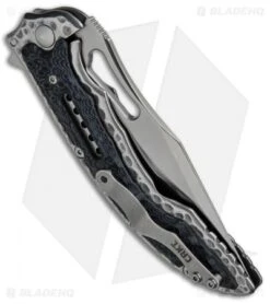 CRKT Ikoma Fossil Frame Lock Knife Black G-10 (3.96" Satin) 5473 6 CRKT Ikoma Fossil Frame Lock Knife Black G-10 (3.96" Satin) 5473 -CRKT Knives Store CRKT Ikoma Fossil Black G 10 Serr 5473 BHQ 51855 jr side