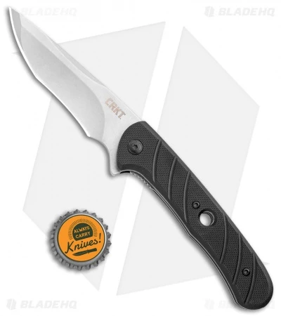 CRKT Intention Spring Assisted Knife Black G-10 (3.5" Stonewash) 7160 4 CRKT Intention Spring Assisted Knife Black G-10 (3.5" Stonewash) 7160 - Image 4