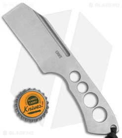 CRKT Jon Graham Razel Chisel Fixed Blade Knife Gray Stainless Steel (2" Steel) -CRKT Knives Store CRKT Jon Graham Razel Chisel Fixed Blade SW BHQ 178660 jr bottlecap