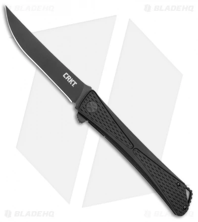 CRKT Jumbones Blackout Liner Lock Knife Aluminum (4.8" Black) 7532K 1 CRKT Jumbones Blackout Liner Lock Knife Aluminum (4.8" Black) 7532K