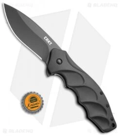 CRKT Ken Onion Foresight Liner Lock Knife (3.5" Black) K220KKP -CRKT Knives Store CRKT Ken Onion Foresight Black K220KKP BHQ 12910 jr bottlecap 2