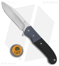 CRKT Ken Steigerwalt Ignitor Spring Assisted Knife Two Tone G10 (3.48") -CRKT Knives Store CRKT Ken Steigerwalt Ignitor SA TT G 10 SAtin BHQ 178668 jr bottlecap