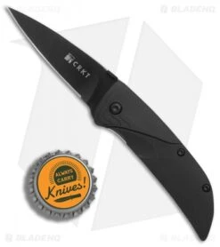 CRKT Koji Hara Ichi Spring Assisted Knife Black (2.5" Black) 1070K -CRKT Knives Store CRKT Koji Hara Ichi black black BHQ 0650 er bottlecap