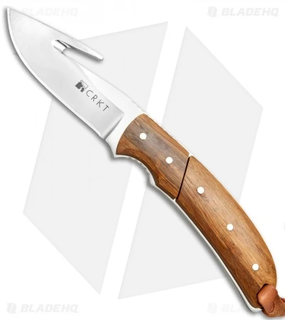 CRKT Kuskokwin Kommer Signature Hunter Fixed Blade Bamboo (3.3" Satin) 2820 1 CRKT Kuskokwin Kommer Signature Hunter Fixed Blade Bamboo (3.3" Satin) 2820