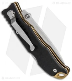 CRKT Lake Laredo 2 Lockback Knife Black G-10 (2.75" Satin Serr) 7264 -CRKT Knives Store CRKT Lake Laredo 2 LB Black G 10 Satin Serr 7264 BHQ 92514 jr side