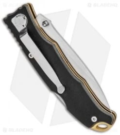 CRKT Lake Laredo Lockback Knife Black G-10 (3.25" Satin Serr) 7266 6 CRKT Lake Laredo Lockback Knife Black G-10 (3.25" Satin Serr) 7266 -CRKT Knives Store CRKT Lake Laredo LB Black G 10 Satin Serr 7266 BHQ 85978 jr side