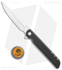 CRKT Large LCK + Spring Assisted Liner Lock Knife Black G-10 (3.6" Satin) 3810 -CRKT Knives Store CRKT Large LCK SA LL Black G 10 Satin 3810 BHQ 119337 jr bottlecap