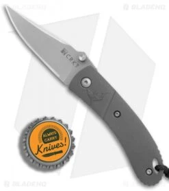 CRKT Lightfoot Urban Shark Liner Lock Knife Gray (2.5" Satin) 7 CRKT Lightfoot Urban Shark Liner Lock Knife Gray (2.5" Satin) -CRKT Knives Store CRKT Lightfoot Urban Shark gray satin BHQ 76311 er bottlecap
