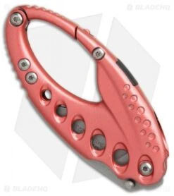 CRKT Lumabiner Pink Liner Lock Knife W/ L.E.D Light (1.6" Bead Blast) 6 CRKT Lumabiner Pink Liner Lock Knife W/ L.E.D Light (1.6" Bead Blast) -CRKT Knives Store CRKT Lumabiner Pink LED light bb BHQ 69069 er side