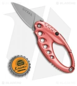 CRKT Lumabiner Pink Liner Lock Knife W/ L.E.D Light (1.6" Bead Blast) 7 CRKT Lumabiner Pink Liner Lock Knife W/ L.E.D Light (1.6" Bead Blast) -CRKT Knives Store CRKT Lumabiner Pink LED light bb BHQ 69069 er size