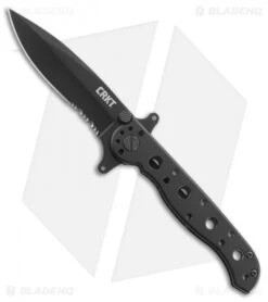CRKT M21 - 10KSF Liner Lock Folding Knife (3" Black Serr)