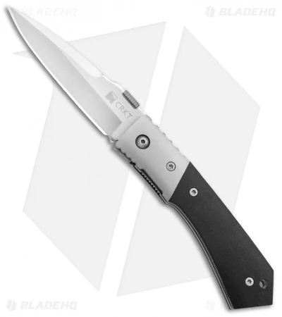 CRKT Mini Tighe Tac Liner Lock Knife (2.6" Satin) 8101 1 CRKT Mini Tighe Tac Liner Lock Knife (2.6" Satin) 8101
