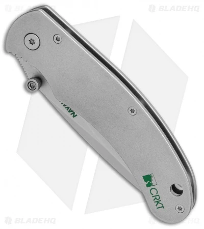 CRKT Navajo Liner Lock Knife Stainless Steel (3" Bead Blast) 6002 2 CRKT Navajo Liner Lock Knife Stainless Steel (3" Bead Blast) 6002 - Image 2