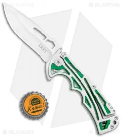 CRKT Nirk Tighe 2 Knife Green Stainless Steel (3.2" Satin) 5241 7 CRKT Nirk Tighe 2 Knife Green Stainless Steel (3.2" Satin) 5241 -CRKT Knives Store CRKT Nirk Tighe 2 Green SS Satin 5241 BHQ 119341 jr bottlecap