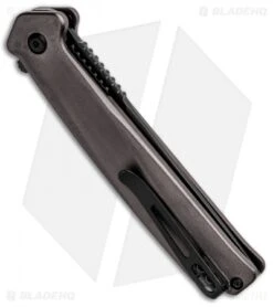 CRKT Onion Helical Liner Lock Knife Black Aluminum (3.52" Black D2) K500GKP 6 CRKT Onion Helical Liner Lock Knife Black Aluminum (3.52" Black D2) K500GKP -CRKT Knives Store CRKT Onion Helical LL Tanto Aluminum Black K500GKP BHQ 92301 jr side