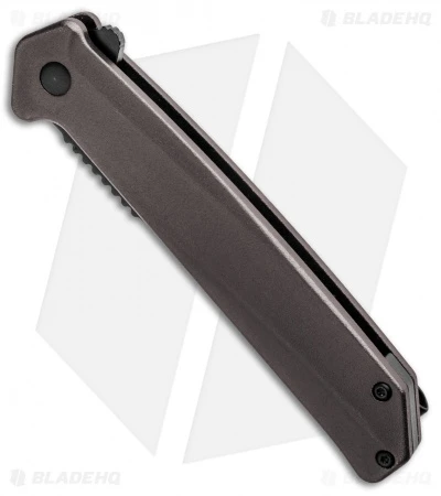 CRKT Onion Helical Liner Lock Knife Black Aluminum (3.52" Black D2) K500GKP 2 CRKT Onion Helical Liner Lock Knife Black Aluminum (3.52" Black D2) K500GKP - Image 2