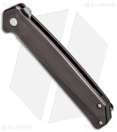 CRKT Onion Helical Liner Lock Tanto Knife Aluminum (3.52" Satin) K500GXP 2 CRKT Onion Helical Liner Lock Tanto Knife Aluminum (3.52" Satin) K500GXP - Image 2