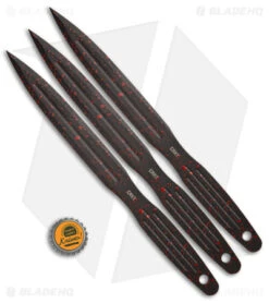 CRKT Onion Throwing Knives 3-Piece Set Black (6.25" Black/Red) -CRKT Knives Store CRKT Onion Throwing Knives 3 Piece Set Black BHQ 178672 jr bottlecap