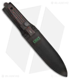 CRKT Onion Throwing Knives 3-Piece Set Black (6.25" Black/Red) -CRKT Knives Store CRKT Onion Throwing Knives 3 Piece Set Black BHQ 178672 jr sheath