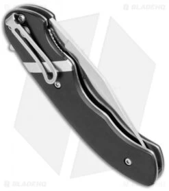 CRKT Philip Booth Snarky Recurve Liner Lock Flipper Knife (3.25" Satin) 7280 -CRKT Knives Store CRKT Philip Booth Snarky Recurve LL Satin 7280 BHQ 71233 jr side