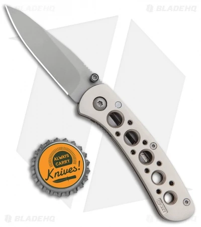 CRKT Pike's Peak Liner Lock Knife Alloy (2.3" Bead Blast) 6601N 4 CRKT Pike's Peak Liner Lock Knife Alloy (2.3" Bead Blast) 6601N - Image 4