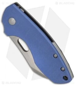 CRKT Pilar Frame Lock Knife Blue G-10 (2.4" Satin) 5311GB -CRKT Knives Store CRKT Pilar Blue G10 satin BHQ 84146 er spine