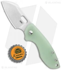 CRKT Pilar Frame Lock Knife Natural G-10 BHQ Exclusive (2.4" Stonewash D2) -CRKT Knives Store CRKT Pilar FL Natural G 10 SW BHQ 113632 jr bottlecap