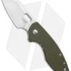 CRKT Pilar Frame Lock Knife OD Green G-10 (2.4" Satin D2) 5311D2D