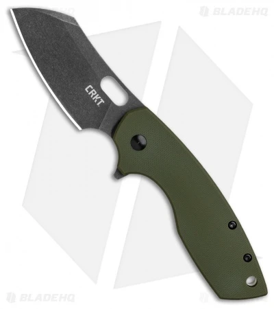 CRKT Pilar Large Frame Lock Knife OD Green G-10 (2.6" Black SW D2) BHQ Exclusive 1 CRKT Pilar Large Frame Lock Knife OD Green G-10 (2.6" Black SW D2) BHQ Exclusive