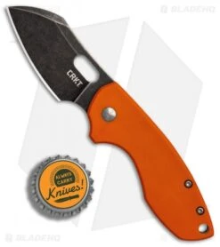 CRKT Pilar Frame Lock Knife Orange G-10 (2.4" Black SW) 5311GKG -CRKT Knives Store CRKT Pilar Orange G10 Acid SW BHQ 84147 er bottlecap