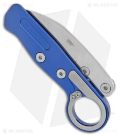 CRKT Provoke EDC Kinematic Morphing Karambit Blue Aluminum (2.56" SW) -CRKT Knives Store CRKT Provoke EDC Kinematic Morphing Karambit Blue Aluminum SW BHQ 178651 jr spine