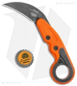 CRKT Provoke Orange Kinematic Morphing Karambit Folding Knife (2.4" Black) 4041O -CRKT Knives Store CRKT Provoke Orange Kinematic Morphing Karambit Folding Knife Black 4041O BHQ 119340 jr bottlecap