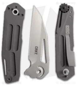 CRKT Dew Hara Raikiri Field Strip Knife Black Al (3.75" Satin) 5040 7 CRKT Dew Hara Raikiri Field Strip Knife Black Al (3.75" Satin) 5040 -CRKT Knives Store CRKT Raikiri jr apart