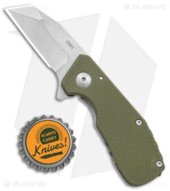 CRKT Razelcliffe Frame Lock Knife OD Green G-10 (2.4" Satin) 7 CRKT Razelcliffe Frame Lock Knife OD Green G-10 (2.4" Satin) -CRKT Knives Store CRKT Razelcliffe OD Green G 10 SW BHQ 140697 jr bottlecap