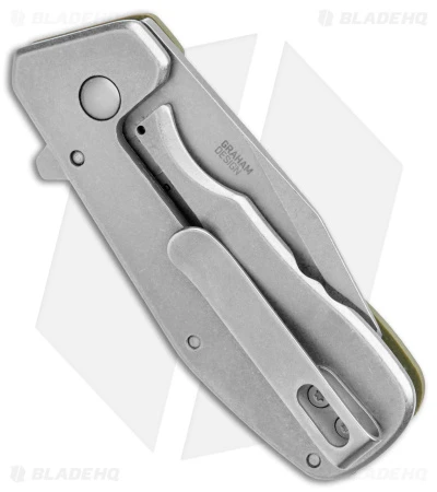 CRKT Razelcliffe Frame Lock Knife OD Green G-10 (2.4" Satin) 3 CRKT Razelcliffe Frame Lock Knife OD Green G-10 (2.4" Satin) - Image 3