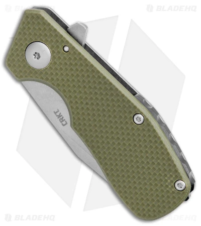 CRKT Razelcliffe Frame Lock Knife OD Green G-10 (2.4" Satin) 2 CRKT Razelcliffe Frame Lock Knife OD Green G-10 (2.4" Satin) - Image 2