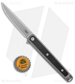 CRKT Rogers Seis Liner Lock Knife Black GRN (3.4" Bead Blast) -CRKT Knives Store CRKT Richard Rogers Seis Glass Reinforced Nylon LL BB BHQ 138963 jr bottlecap