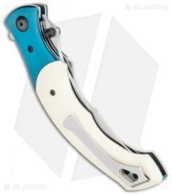 CRKT Ritual Spring Assisted Knife Ivory Micarta (4.5" Satin) 7471 -CRKT Knives Store CRKT Ritual SA Ivory Micarta Satin 7471 BHQ 119367 jr side