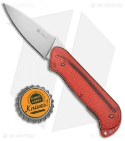 CRKT Rollock Pocket Knife Red Translucent (2.25" Polish) 5202R -CRKT Knives Store CRKT Rollock Red Translucent Polish 5202R BHQ 68540 jr bottlecap