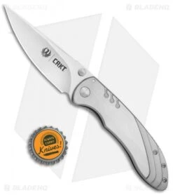 CRKT Ruger Knives Trajectory Frame Lock Knife (3.25" Satin) R2802 -CRKT Knives Store CRKT Ruger Trajectory FL Satin R2802 BHQ 76852 jr bottlecap