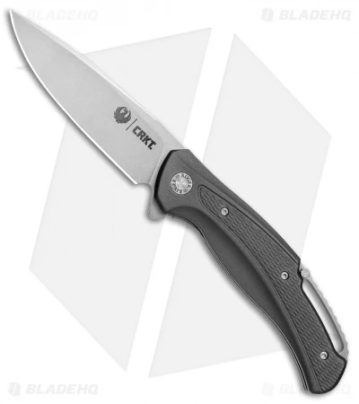 CRKT Ruger Knives Windage Liner Lock Knife Black Aluminum (3.78" SW) R2401 1 CRKT Ruger Knives Windage Liner Lock Knife Black Aluminum (3.78" SW) R2401
