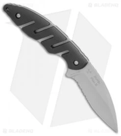 CRKT Ryan Plan B Fixed Blade Knife Zytel (2.8" Bead Blast Serr) 2813 -CRKT Knives Store CRKT Ryan Plan B zytel bb serr 2813 BHQ 69080 er side