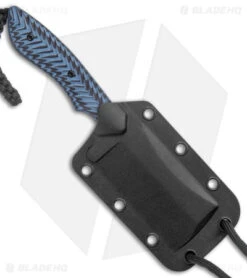 CRKT S.P.E.C Fixed Blade Knife Blue/Black G-10 (2.5" Bead Blast) -CRKT Knives Store CRKT S.P.E.C. Fixed Blade Cleaver Blue Black G 10 BB BHQ 138971 jr sheath