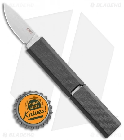 CRKT Scribe Fixed Blade Knife Black GRN (1.8" Stonewash) 2425 5 CRKT Scribe Fixed Blade Knife Black GRN (1.8" Stonewash) 2425 - Image 5