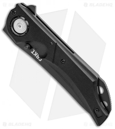 CRKT Seismic Deadbolt Lock Knife Black G-10 (4" Black Serr) 5401K 2 CRKT Seismic Deadbolt Lock Knife Black G-10 (4" Black Serr) 5401K - Image 2