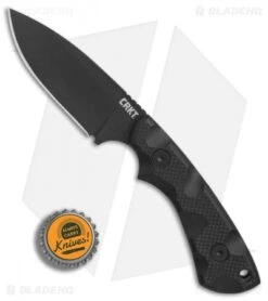 CRKT Siwi Drop Point Fixed Blade Knife Black G-10 (3.34" Black) 2082 -CRKT Knives Store CRKT Siwi Drop Point black G10 black BHQ 76693 er bottlecap